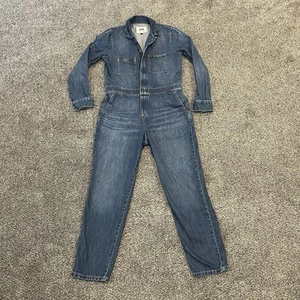 Mono Lee Para Mujer S Azul Union Alls Mono Moderno Utilitario Ropa de Trabajo Denim - Imagen 1 de 10