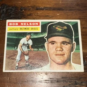 Bob Nelson 1956 Topps #169 RC EX+ - Imagen 1 de 2