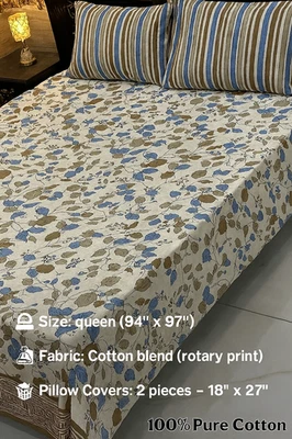 100% COTTON BEDSHEED ROTARY PRINT - Image 1 of 3