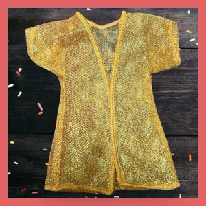 Vintage Genuine Barbie Doll SHIRT TOP BLOUSE Fashion LOL OMG Clone Jacket Coat - Picture 1 of 1