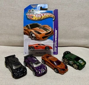 🔥Hot Wheels Lotus Project M250~Evora GT4~Roll-Up Raceway~Showroom~Set of 6 - Picture 1 of 11