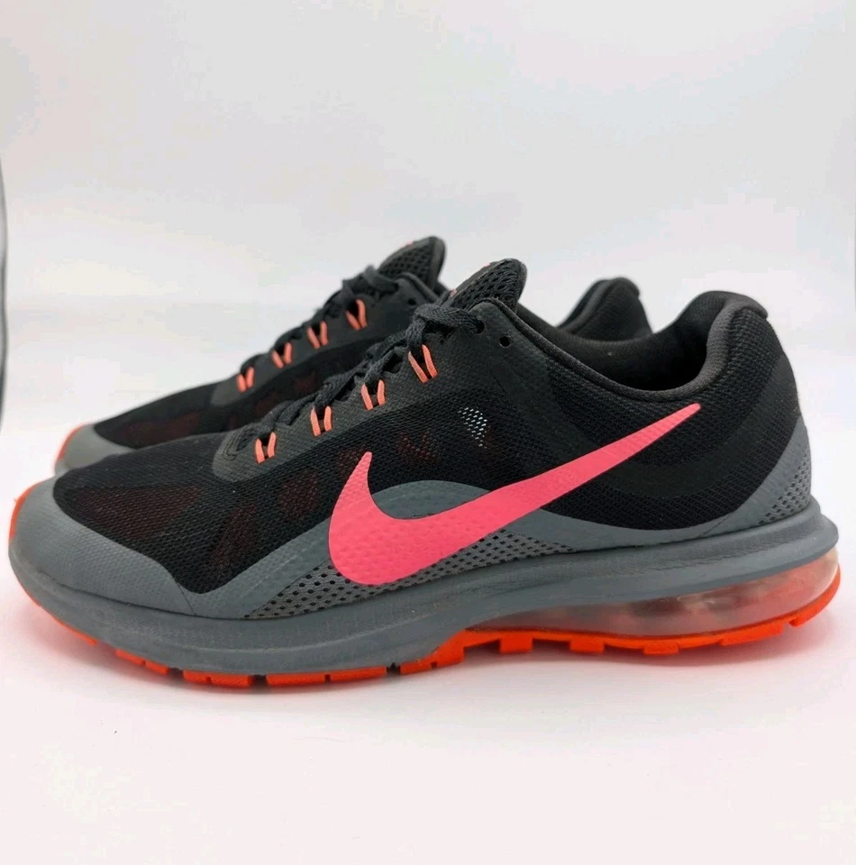 NIKE Air Max Dynasty 2 Negro, Rosa, Naranja Entrenador Zapatos para Correr Para Mujer Talla 9 Foto 1 de 4