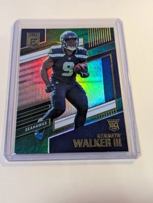 2022 Panini Donruss Elite - Rookies Kenneth Walker III #110 Green (RC) Seatle - Image 1 of 2