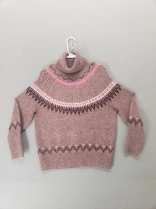 A New Day Damen Pullover M Rosa Rollkragenpullover Langarm Rippstrick - Bild 1 von 17