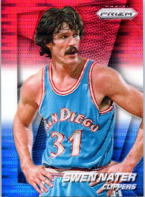 Swen Nater 152 Prizm Prizms Red White and Blue Pulsar Near Mint or Better - Image 1 of 2