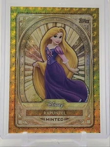 RAPUNZEL 2025 TOPPS DISNEY MINT GOLD FOILFRACTOR SSP 1/1 Q3946 - Picture 1 of 2