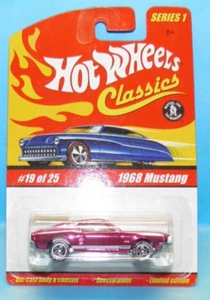 Hot Wheels Classics Series 1 Limited Edition Special 1968 Mustang Pink #19/25 - Picture 1 of 7
