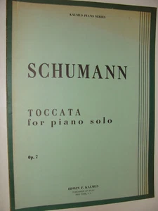 Robert Schumann op. 7 Toccata für Klavier solo 10 Seiten - Bild 1 von 1