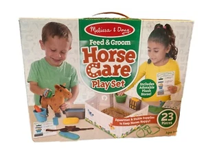 Melissa & Doug Futter & Bräutigam Pferdepflege-Spielset. Neu im Karton - Bild 1 von 1