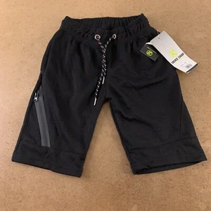 Sacred Crown Boy Size Small (8) Black Drawstring Zipper Pocket Active Shorts NWT - Picture 1 of 5