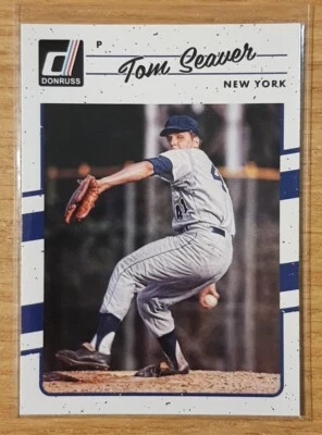 2017 PANINI DONRUSS TOM SEAVER #189 NEW YORK METS - Image 1 of 2