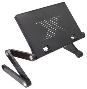 NJS Adjustable Laptop/Tablet Stand Wth USB fans and Mouse Holder - Picture 1 of 2