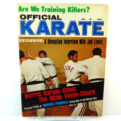 Official Karate – April 1970 - Vintage Martial Arts Magazine Joe Lewis Interview - Image 1 of 4