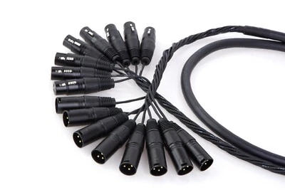 Mogami W2932 8 Channel HFI Balanced Studio Snake Cable, XLR Male to Female. - Image 1 of 4