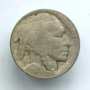 1916 5c Indian Head Buffalo Nickel  - Bild 1 von 6
