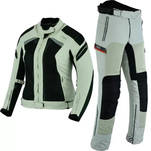 B:O:S Damen Motorrad Textiljacke und Hose Kombi für Bike Textil Touring Kombi Neu