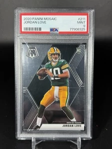 Jordan Love ROOKIE CARD - 2020 Panini Mosaic Card #211 PSA 9 PACKERS - Picture 1 of 1