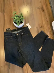 Pantalones de mezclilla azul oscuro de pierna delgada de la marca J talla 27 - Imagen 1 de 3