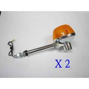 PWL 2 X Front Turn Signal Light Honda XL175 XL250 XL350 Motosport 250 with Stay - Picture 1 of 1
