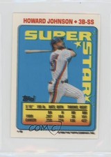 1990 Topps Super Star Sticker Back Cards Howard Johnson Vince Coleman Al Newman