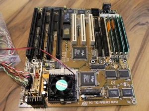 Vintage Full Package Intel P133 Mainboard MS-5120 mit 64 MByte RAM Grafik 4MB LA - Bild 1 von 12