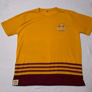 XXXX Gold T Shirt Size XL Gold Maroon Mighty QLD Maroons Logo Pre-Owned - Picture 1 of 12