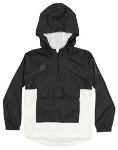 Umbro Youth Boys Woven 1/4 Zip Pullover Perfomance Hooded Jacket, Color Options - Picture 1 of 5