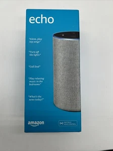Amazon Echo (2. Generation) Smart Lautsprecher - Schwarz - Bild 1 von 6