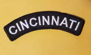 CINCINNATI Embroidered Rocker Patch * .75X4" - Picture 1 of 2