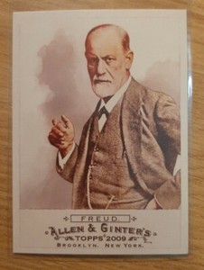 2009 TOPPS ALLEN & GINTER SIGMUND FREUD #158 PSYCHIATRIST