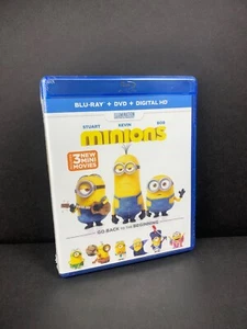 Minions BLUE RAY + DVD + DIGITAL HD 2015 2 Disc Set Combo Pack NO Slipcover - Picture 1 of 3