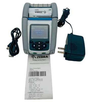 Zebra ZQ610 Tragbar Barcode Thermal Drucker Wifi-Bluetooth USB ohne Akku - Bild 1 von 4