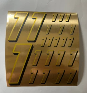Discounted - Brushed Gold With Black & Yellow #1 R/c Box L - Picture 1 of 7