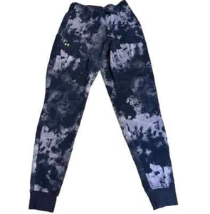 NWT $65 Under Armour Joggers Mens 2XL Rival Fleece Dye Midnight Blue Smoke - Picture 1 of 6