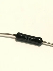 75K OHM 0,1 % 1W H2 HOLCO METALL FILM PRÄZISIONSWIDERSTAND (X1) FCB14.39 - Bild 1 von 2