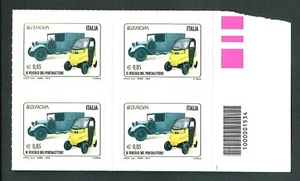 Italia 2013 : Europa , euro 0,85 - quartina con codice a barre, MNH** - Imagen 1 de 1
