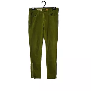 Anthropologie Pilcro And The Letterpress Green Stet Skinny Cordorouy Jeans 27 - Picture 1 of 11