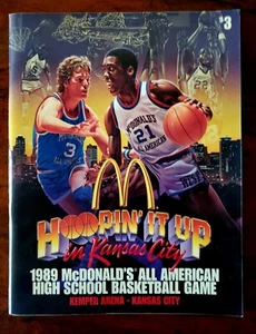 AUTOGRAPHED Shaquille O'Neal 1989 Mcdonalds All-American Basketball Game Pogram - Picture 1 of 5