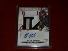 2022 Topps Inception Jumbo Jersey Patch Auto RC 080/125 Ryan Vilade