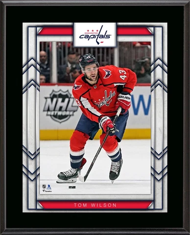 Tom Wilson Washington Capitals 10.5" x 13" Sublimated Player Plaque Cover