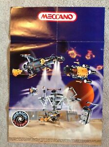 Meccano A2 page fold down to A5 French issue 1997 Space Rockets Mission Universe