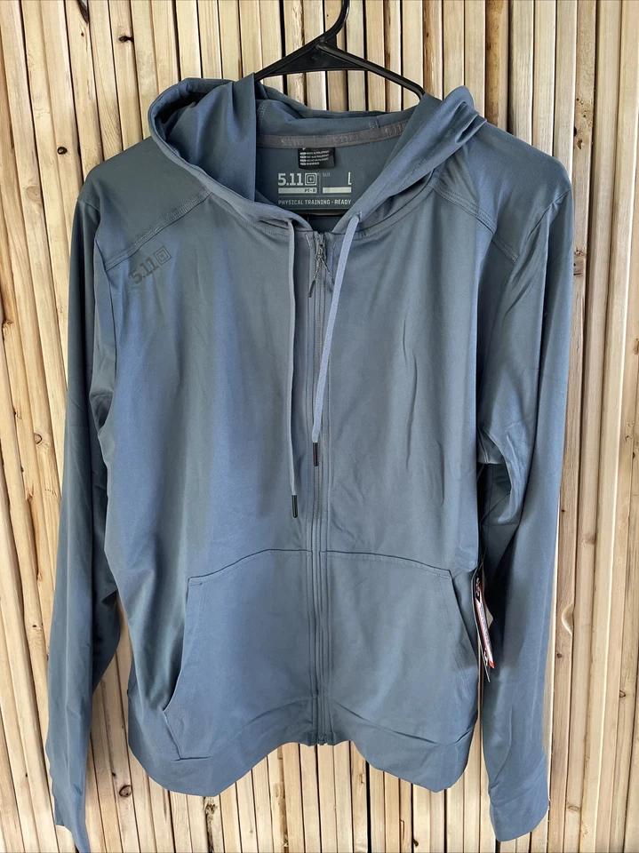 Chaqueta táctica para mujer 5.11 PT-R Emily cremallera completa, estilo 66022 GRIS AZUL Foto 1 de 4