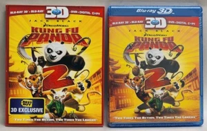 Kung Fu Panda 2 3D + Blu-Ray + DVD + Digital Copy with Slipcover -- New, Sealed! - Picture 1 of 2