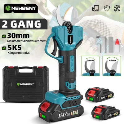 Akku Astschere 30mm Gartenschere Baumschere Strauchscheres Für Makita 18V 2Gänge - Bild 1 von 4