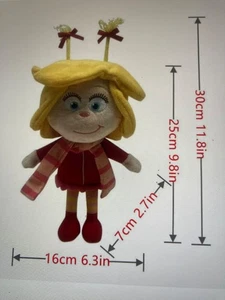 Weihnachten Grinch Plüsch Puppe Stofftier Stofftier Teddy Baby Kinder Cindy Klo - Bild 1 von 1