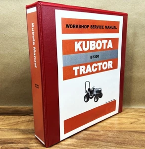 Service Manual for Kubota B7300 B7300HSD Tractor Repair Shop Workshop Book - Picture 1 of 12