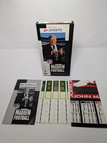 John Madden Football (3DO, 1994) Box Manual And Inserts Only - No Game