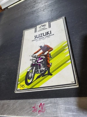 Clymer Suzuki 380-750CC 1972 triple manual de reparación de servicio Foto 1 de 4