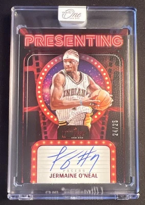 2024-25 Panini One And One Presenting Signatures Jermaine O’Neal 24/25 - Image 1 of 2
