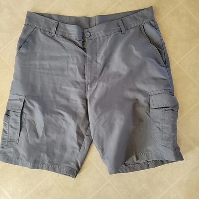 Pantalones Cortos Carga Burnside Para Hombre Talla 36 Gris Poliéster tiro Alto Exterior Informales Foto 1 de 3